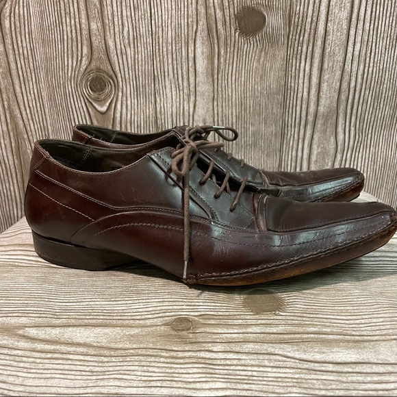 Men’s Brown Leather Oxford Sz 12 - Picture 5 of 8